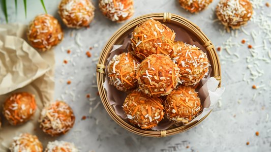 Healthy Carrot Cake Bites